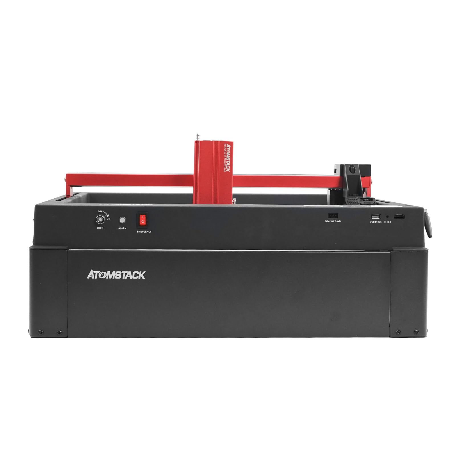 ATOMSTACK H2 Riser Base Suitable for A6/A12/A24/A48 Pro&A6/A12/A24/A48 Ultra Laser Engraver,Sheet Metal Material, Sturdy and Stable, Preventing Smoke Leaking