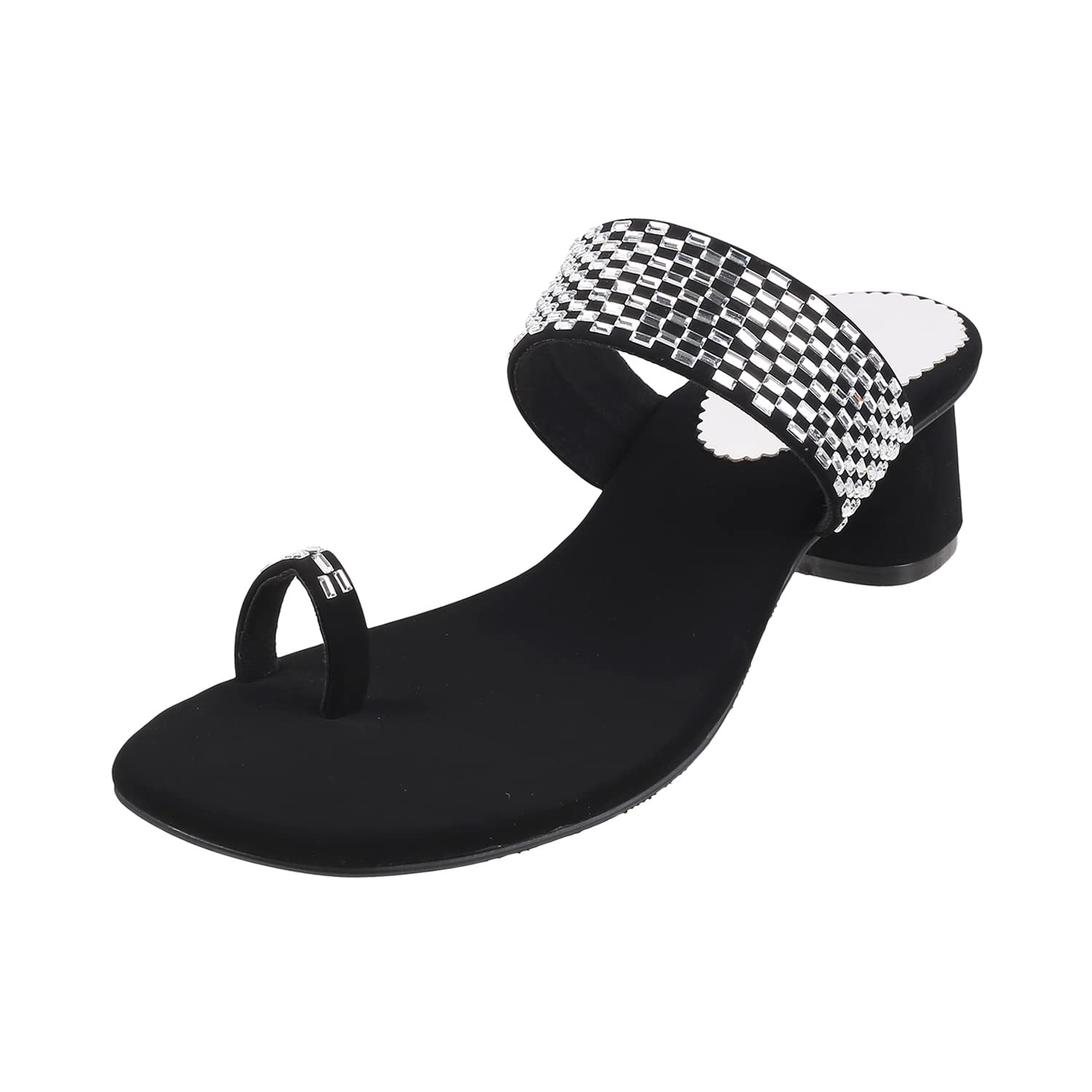 Mochi Womens Synthetic Black Slip Ons (Size (4 UK (37 EU)) (B09K5L2N68) Amazon Price History, Amazon Price Tracker
