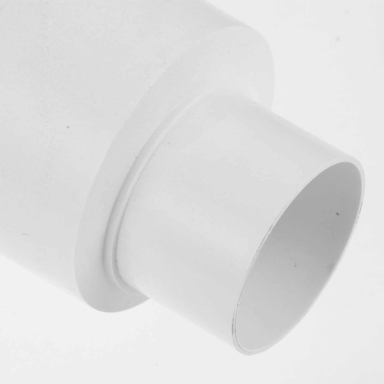 Conector de Lluvia para Pvc de Agua Canalón Drenaje Blanco | Accesorio de Canaleta Pluvial, Piezas de Bajante, Instalación Sencilla y Flujo Estable, Adaptador de 75/110