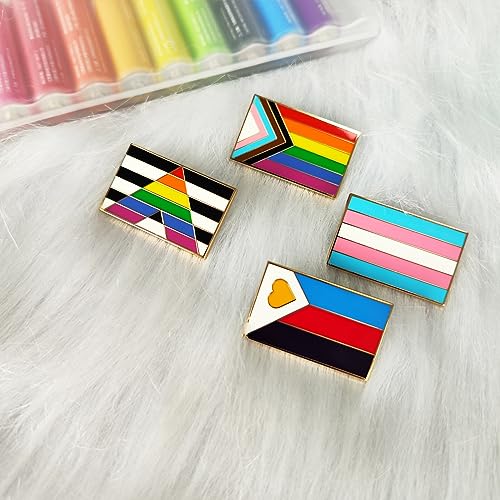 Broches de solapa de arco iris con orgullo para decorar tu ropa diaria 5