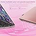 LONGEVINCE Convertible 2-in-1 Laptop mit 11 Zoll Touchscreen, Celeron N100, Win 11, 16 GB DDR4, 1920 x 1200 IPS, Tastatur mit Hintergrundbeleuchtung, ovales Touchpad (Roségold, 16 + 256 G SSD)