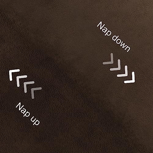 DWCN Velvet Curtains Extra Wide - Luxury Blackout Refresh Bundleable Heavy Duty Thermal Insulated Grommet Window Panels for Bedroom/Living Room Backdrop Decor, W60 x L84, Dark Brown,Set of 2 - Image 4