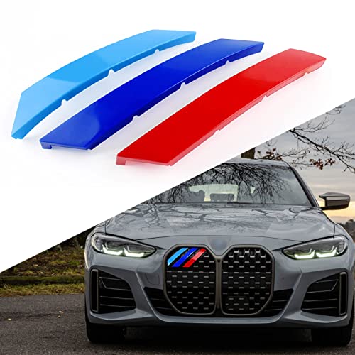 Lanyun compatible with bmw G22 G23 G24 accessories color grill insert trims grill stripes 2021 2022 2023 2024 4 series 420i 430i m440i not fit i4 or other car