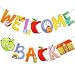 13Pcs Welcome Back to School Party Banner for School Celebrations-Pre-Strung, 10 Feet, Hanging Decorations for Kindergarten&Preschool Hallway Party