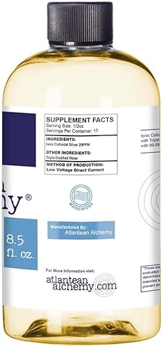 Miniatura 2 de Plata coloidal iónica 20PPM 8.5oz