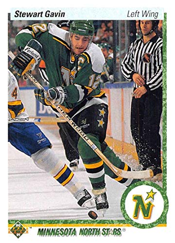 1990-91 Upper Deck 1991 Hologram Variation Hockey #150 Stewart Gavin Minnesota North Stars Minnesota North Stars Official NHL Trading Card From The Premier Edition of UD Hockey