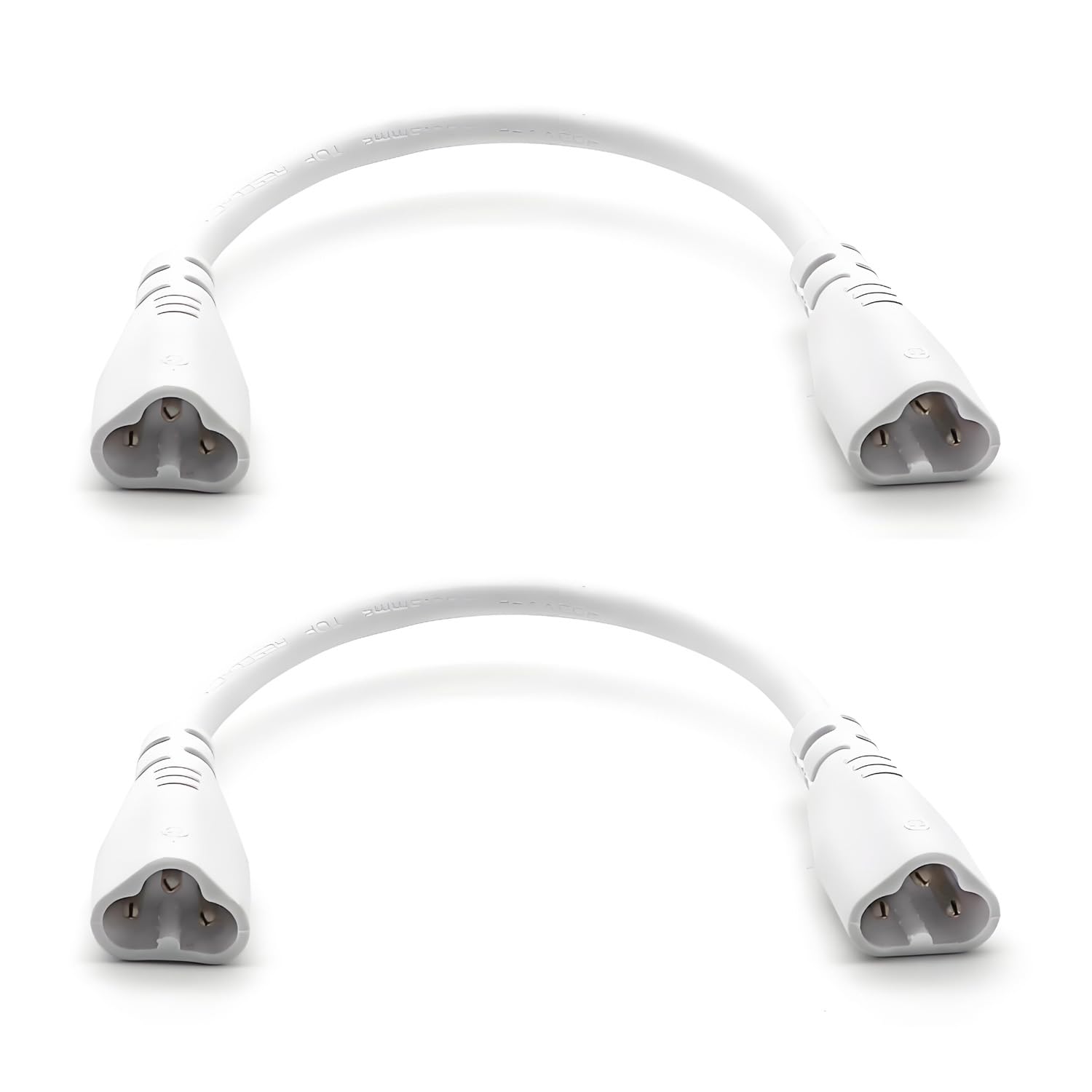 striplight T5 T8 LED Tube Connector Cable Wire 8.5inch Double Male to Male End Extension Cord for Integrated LED Fluorescent Tube Light Bulb Lamp Holder Socket(2-Pack 3Pin Male)-image-28
