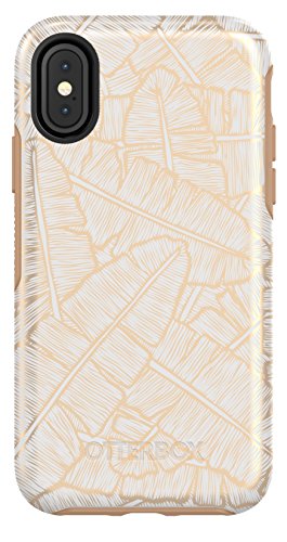 OtterBox SYMMETRY SERIES Case for iPhone Xs & iPhone X - Retail Packaging - THROWING SHADE (WHTE/ROASTED TAN/THROW SHADE)