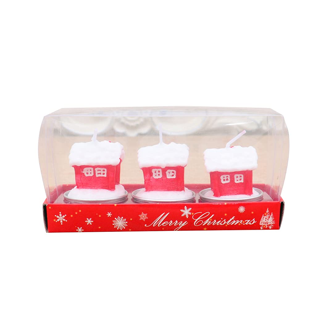 Tsophreniq Christmas Decorations Hotel Restaurant Scene Layout Painted Candles Christmas Decorations Atmosphere Props Best Candles for Home