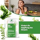 Nature's Finest BIO Detox Superfood Mix - Pulver zur Entgiftung des Körpers mit Hohem Protein, Ballaststoff, Eisen und Vitamin C - Vegan, 125 g