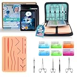 Suture Practice Kit for Medicine and Vet Students, Suture Kit for Suture Practice with Multilanguage Elearning, Suture Kit Practice Medical Student, Practice Suture Kit, Suturing Kit, Suture Kits