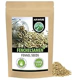 Fenchelsamen 1kg von Alpi Nature, Fenchelsamen ganz für Gewürzmischungen, Fencheltee, Fenchel Tee