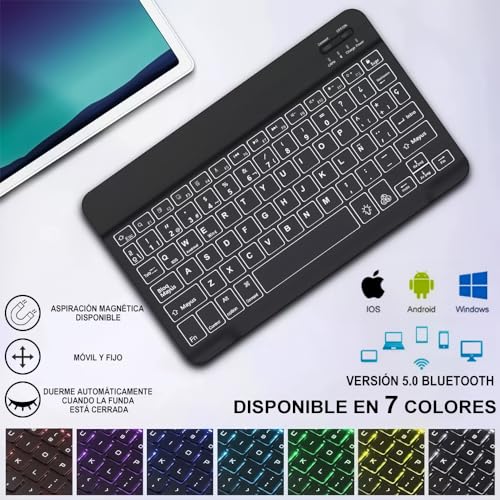 La Mejor comparativa de Tablet teclado funda del mes. 23 Imagen adicional