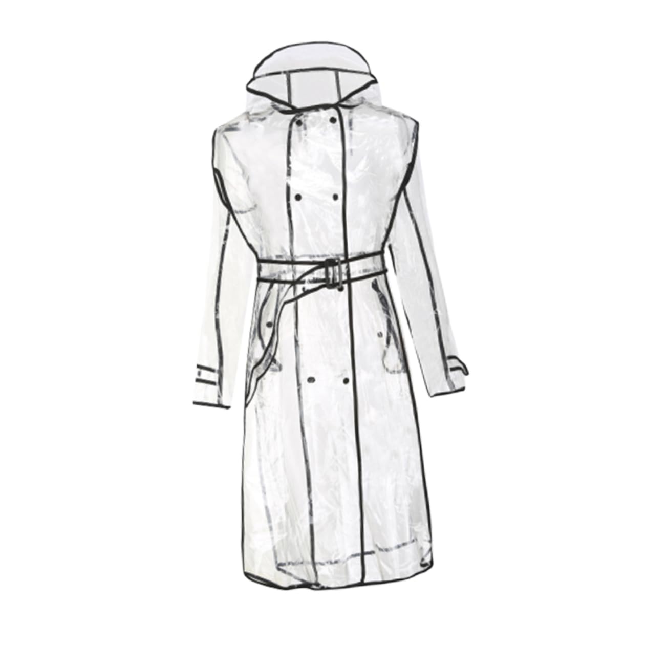 Beavorty impermeabile trasparente POIN PONCHO ragazze con cappotto da pioggia impermeabile leggero da donna chiaro piovere giacca da pioggia impermeabile da donna abbigliamento antipioggia