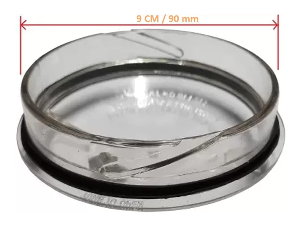 Nechu Chutney Jar Lid or Cover with Rubber Gasket Suitable ONLY for Preethi 0.4 Liter(400 Ml) Jars. Models MGA-501, MGA-502, Match & Buy | Not Fit Other Models — Amazon image 3