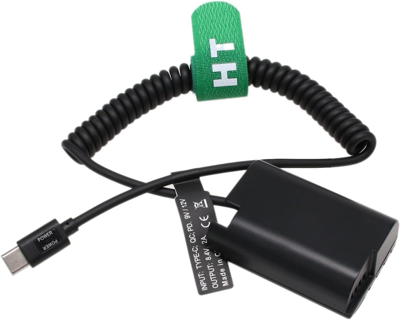 PD USB C Power for Panasonic Lumix GH6, G9, G9M2, S5, S5 II, S5 IIX, GH5 II, GH5S DSLR Camera 9V/12V Type-C to DMW-BLK22 DCC17 Dummy Battery