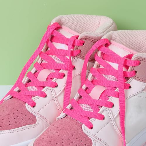 Image of Stepace [2 Pairs Flat Shoe Laces for Sneakers 30 inch-72 inch Length 26 Color Shoelaces