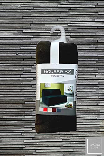 KGS Housse de Clic Clac/BZ - 100% Coton - Plusieurs Coloris - Différentes Tailles (Anthracite, 140x200cm)