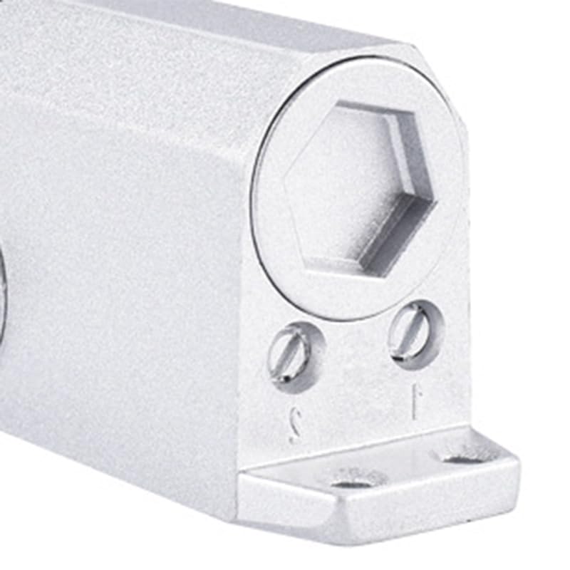 Fdit Automatyczny Zamek Drzwiowy z Regulowanym Hydraulicznym Tłumikiem | Aluminiowy Stop Odporny na Zużycie, Pogrubiona Sprężynowa Miedziana Zębatka, Automatyczne Zamykanie Zapobiegające