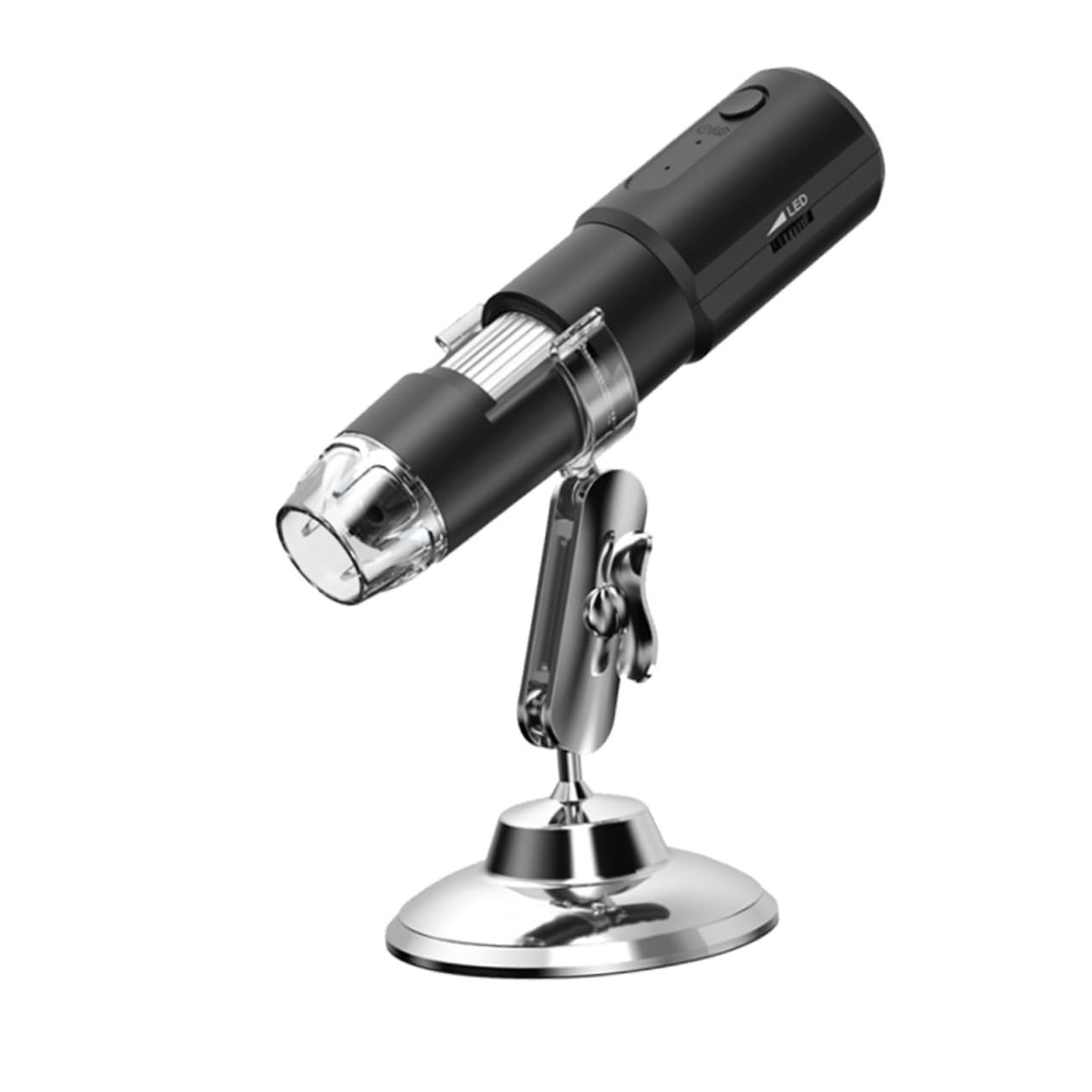 Gadpiparty Microscopio Digitale Portatile Wireless Con Ingrandimento Ispezione Facile e Salvataggio Immagini Reale Ottimo Strumento Didattico Per Scuole e Insegnanti Base Stabile e Controllo