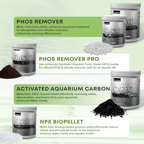 Image of MagTool NPX Marine Source NP Biopellets Nitrate and Phosphate Reducer for Reef Tank 500ml | Nitrate Remover for Saltwater Aquarium Fliter Media