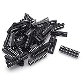 Antrader 50pcs/lot 2.54 mm DIP IC Sockets Adaptor Solder Type 28PIN IC Connector