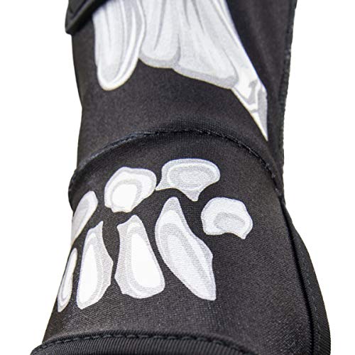 Social Paintball SMPL Arm & Elbow Pads Protection, Skeleton Bones (3X-Large)