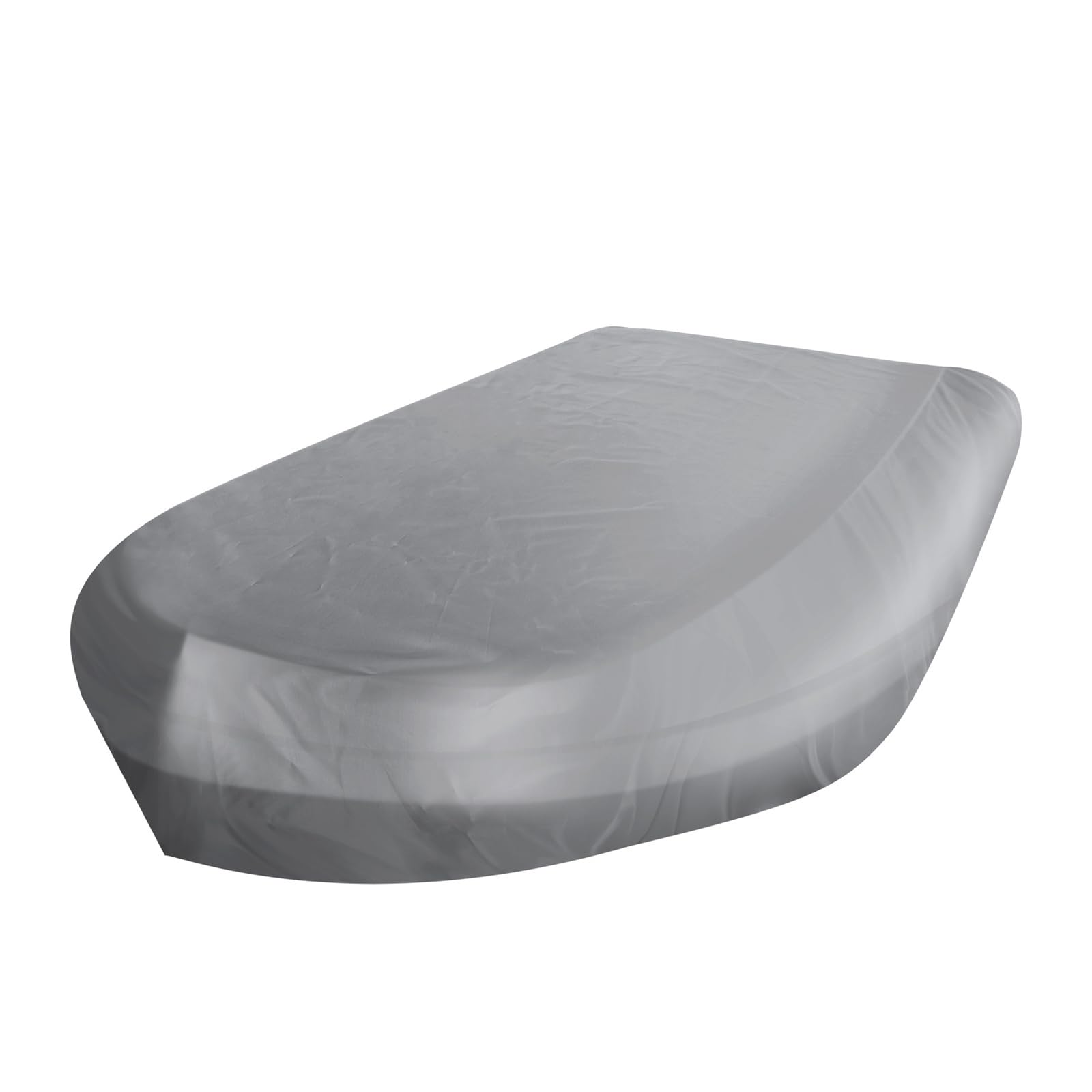 Telo di copertura per gommone, in tessuto Oxford 210D, impermeabile, protezione dai raggi UV, antipolvere, accessori per barche (grigio, 230 x 165 x 46)