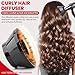 Hair Diffuser Attachment Universal Diffuser Hair Dryer for Curly-Hair and Natural Wavy-Hair, Fits All 1.4-2.4 inch Dryers, Hair-Diffuser Adaptable for Blow Dryers