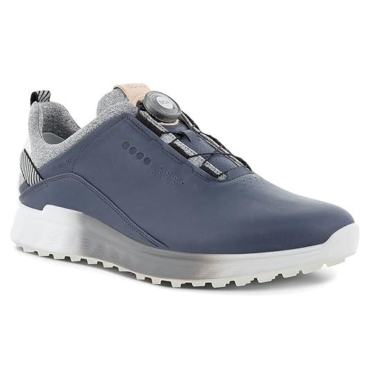 男性用 ECCO Golf S-THREE BOA ECCO Men's S-Three Boa Gore-tex Waterproof Hybrid Golf Shoe, Ombre
