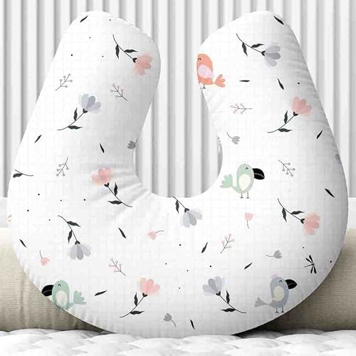 Almofada para Amamentação Personalizado Cheias Passarinhos