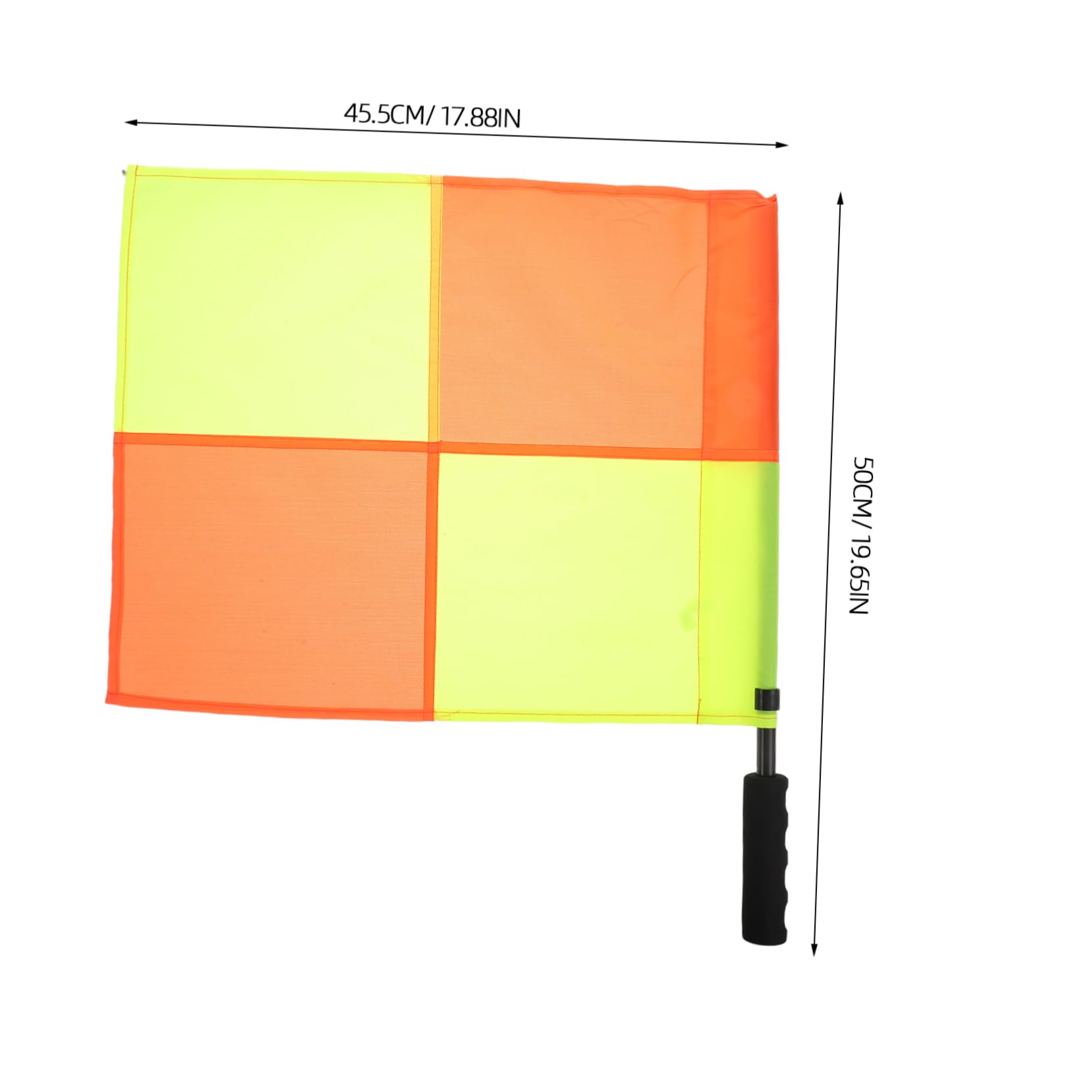 KOMBIUDA 2pcs Football Border Flag Soccer Flag Sports Match Signal Referee Accessories Soccer Referee Gear Football Party Favors Sponge