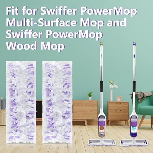 Image of 40 Count Power Mop Pads for Swiffer Power Mop Multi-Surface Mop,for Swiffer Wet Pads Refill,Wood Floor Pads for Swiffer Power Mop Wood Mop,Refills for Swiffer Mop Pads for Floor Cleaning