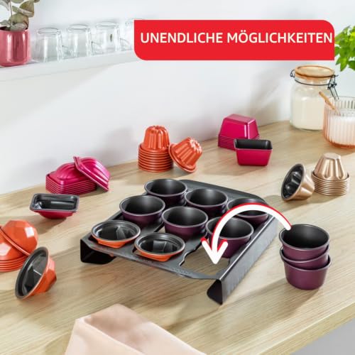 Set de 3 moules à torsade Tefal Creabake J3083S04 Cuivre et Gris – Ansicht 3