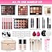 All in One Makeup Kit for Women Full Kit, Makeup Gift Sets for Women Teens Girls, Makeup Essential Bundle Includes Eyeshadow Palette Foundation Eyeliner Contour Stick Lip Gloss Cosmetic Brush Set