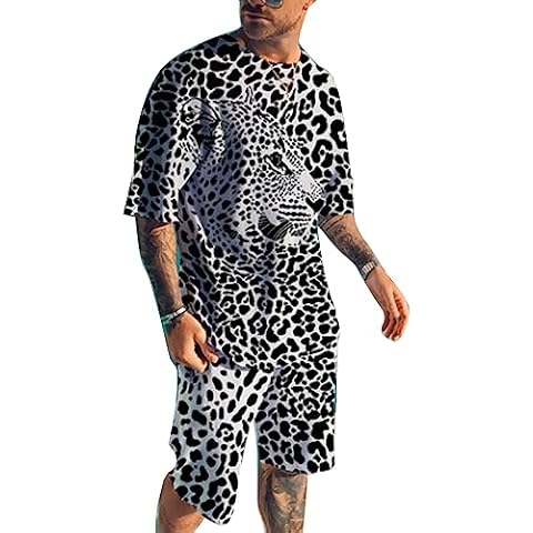 Men's 3D Printed Leopard Tiger Tracksuit Cover