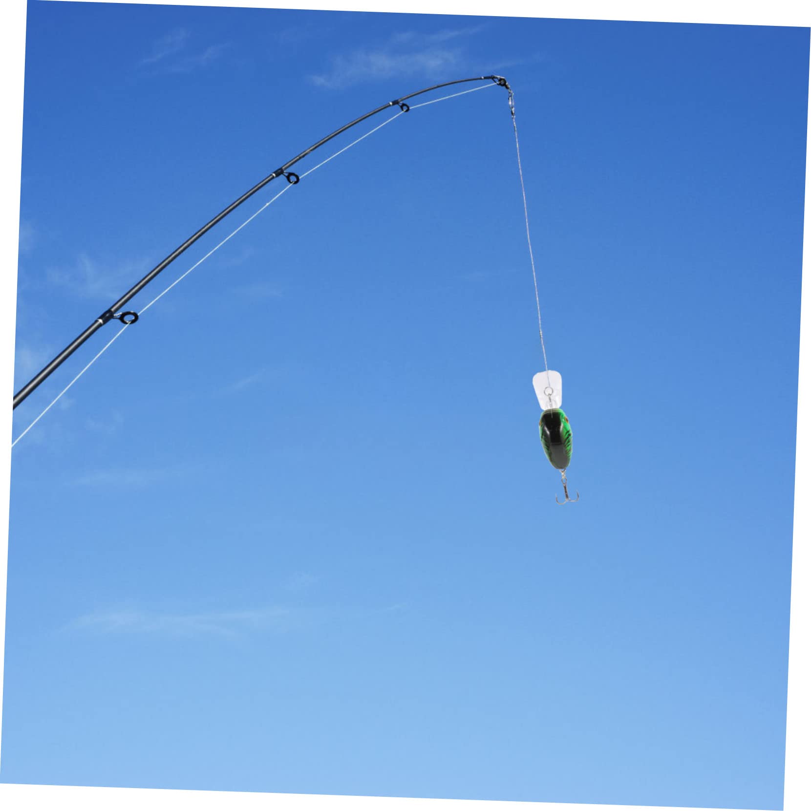 KOMBIUDA Faux appâts de pêche simulés pièges à ménés pour Poissons-appâts leurres de marigane équipement de pêche swimbait Faux appâts en Plastique leurre de pêche Portable Abdos