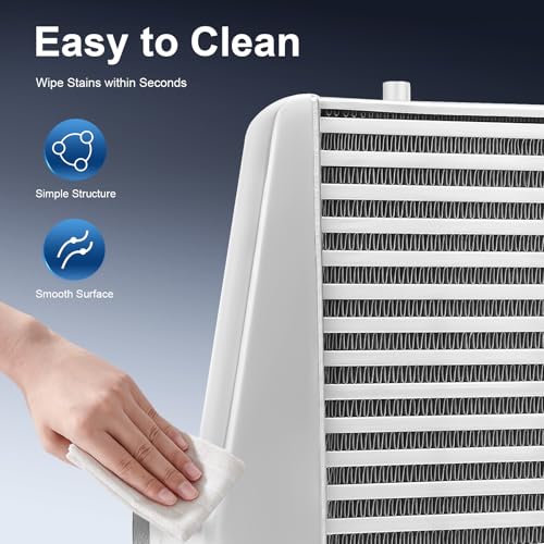 Universal Aluminum Intercooler Kit 31"x12"x4", 3" Inlet & Outlet Intercooler 4" Core 5-50PSI, Universal Intercooler for any Turbo Charger system, 32°F~302°F (0°C~150°C) - Image 6