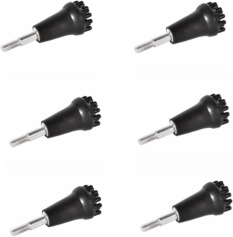 6Pcs Hunting Small Game Blunt Judo Broadheads 100 Grain Soft Rubber Archery Practice Tip Point