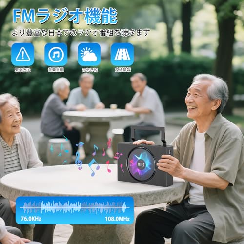 Gueray 卓上CDプレーヤー サムネイル5