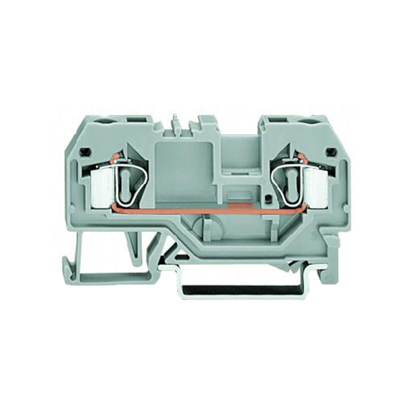 Bloque de terminales de 2 cables 281-901 borna gris para reparar fallos de aislamiento 2