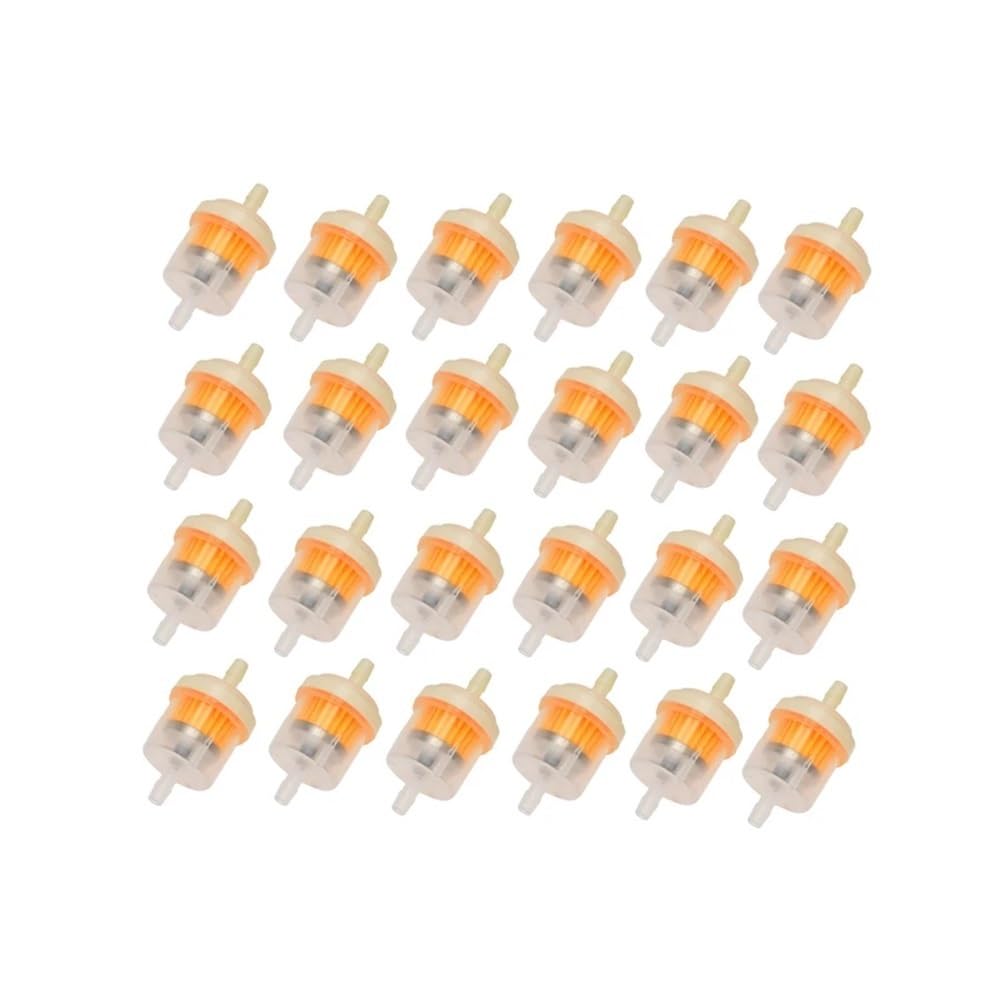 Filtro De Oil Filtro De Aceite Gasolina Para Coche, Universal, En Línea, Para Cortacésped Motor Pequeño, Accesorios Para Motocicleta, 7 Mm(24pcs)
