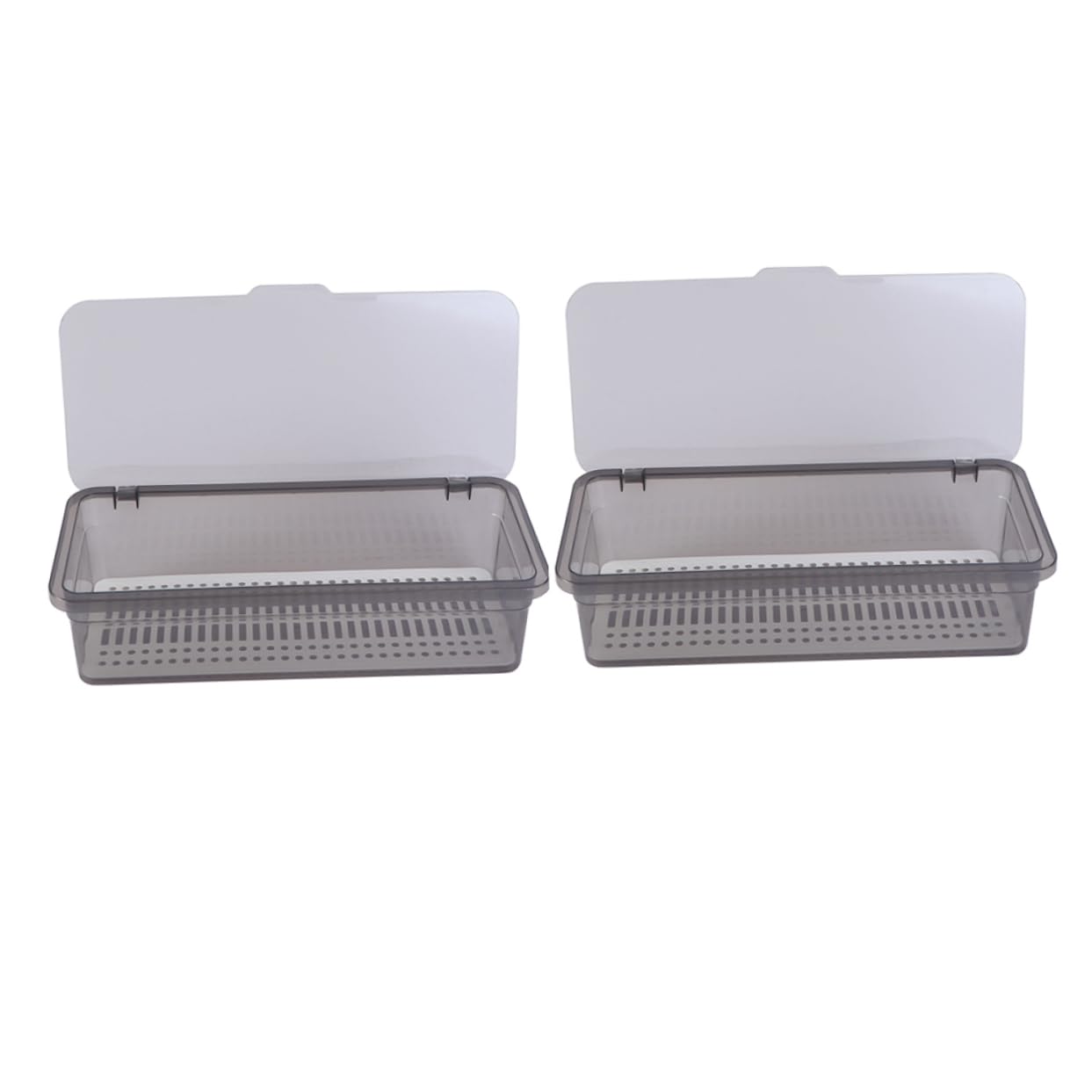 Amosfun 6 Pièces boîte de rangement de couverts organisateur de tiroir de cuisine panier égouttoir à baguettes Boîte de rangement pour couverts Porte-couverts réutilisable pp Réutilisable