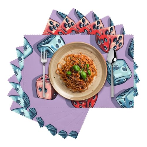 Sets de table Unregular Dices antidérapants pour table à manger - 3