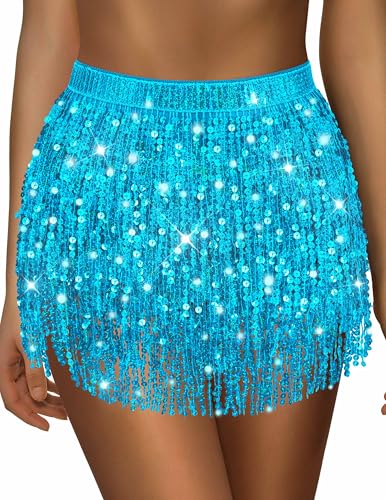 Image of Sarfel Leg Warmers for Women 80s Ribbed Knit Leg Warmer Custume Womens Leg Warmers Sports Party Accessories, Lake Blue, One Size