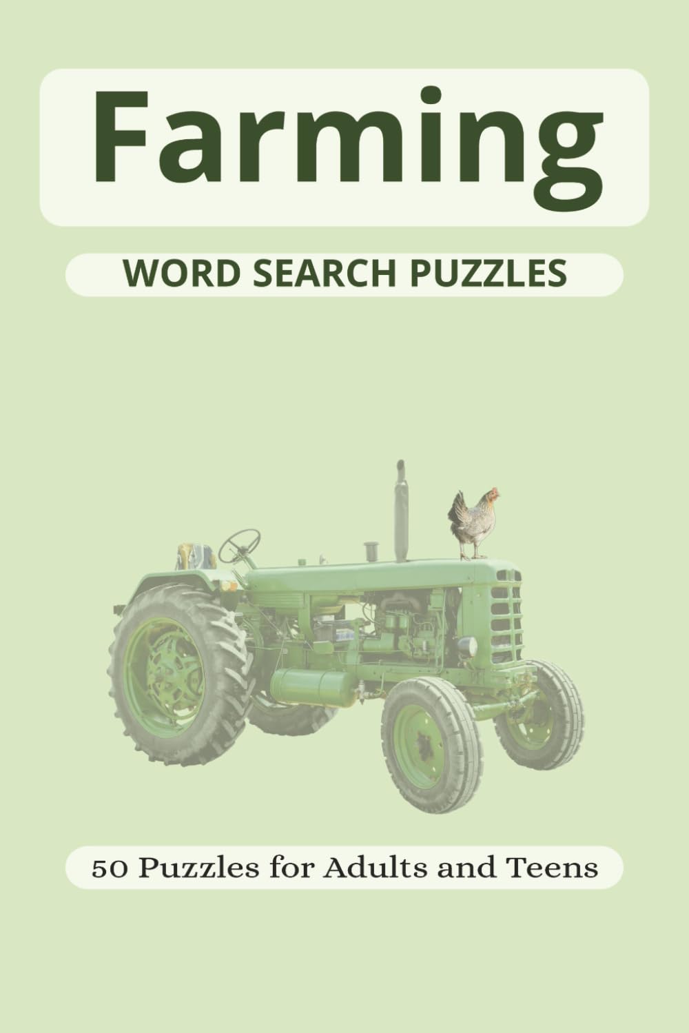 Farming Word Search Puzzle: Word Search Puzzles for Farming | Help Challenge the Mind and Focus | 6x9 Inches, 10 Pages | 50 Puzzles |Solutions Included