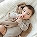 Heritage Knit Organic Cotton Baby Swaddle Blanket - 100% Luxury Organic Cotton Knit Receiving Blanket - Soft Warm Unisex Blankets for Newborns Infants Boys & Girls (0-2Yrs - Milk Chocolate)