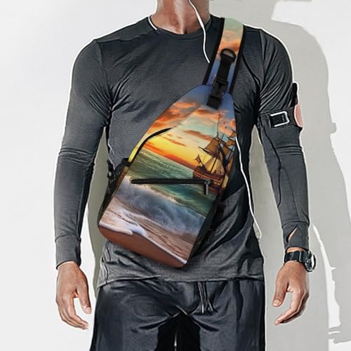 Mochila Deportiva Sling para Senderismo y Uso Casual miniatura 7