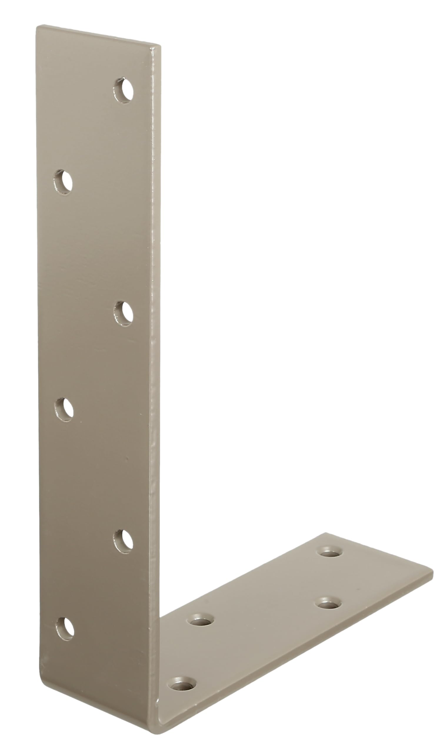 Alberts 821395 DURAVIS® Équerre de poutre | ailes inégales | en beige perle, à couche duplex RAL 1035 | taille 160 x 240 x 50 mm | kit de 10