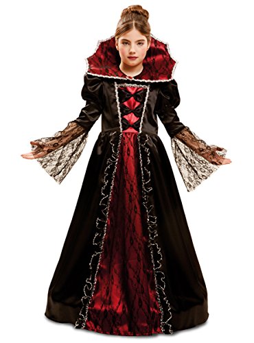 My Other Me Barock-Vampirkostüm für Mädchen Halloween-Kostüm schwarz-rot 122/134 (7-9 Jahre)